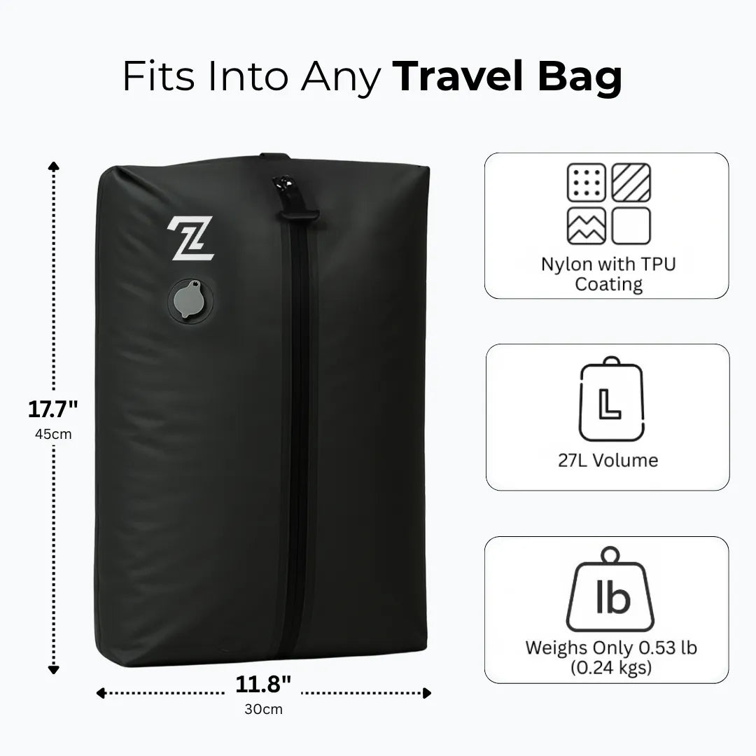 2PackBag - Vacuum Compression Bag for Travel